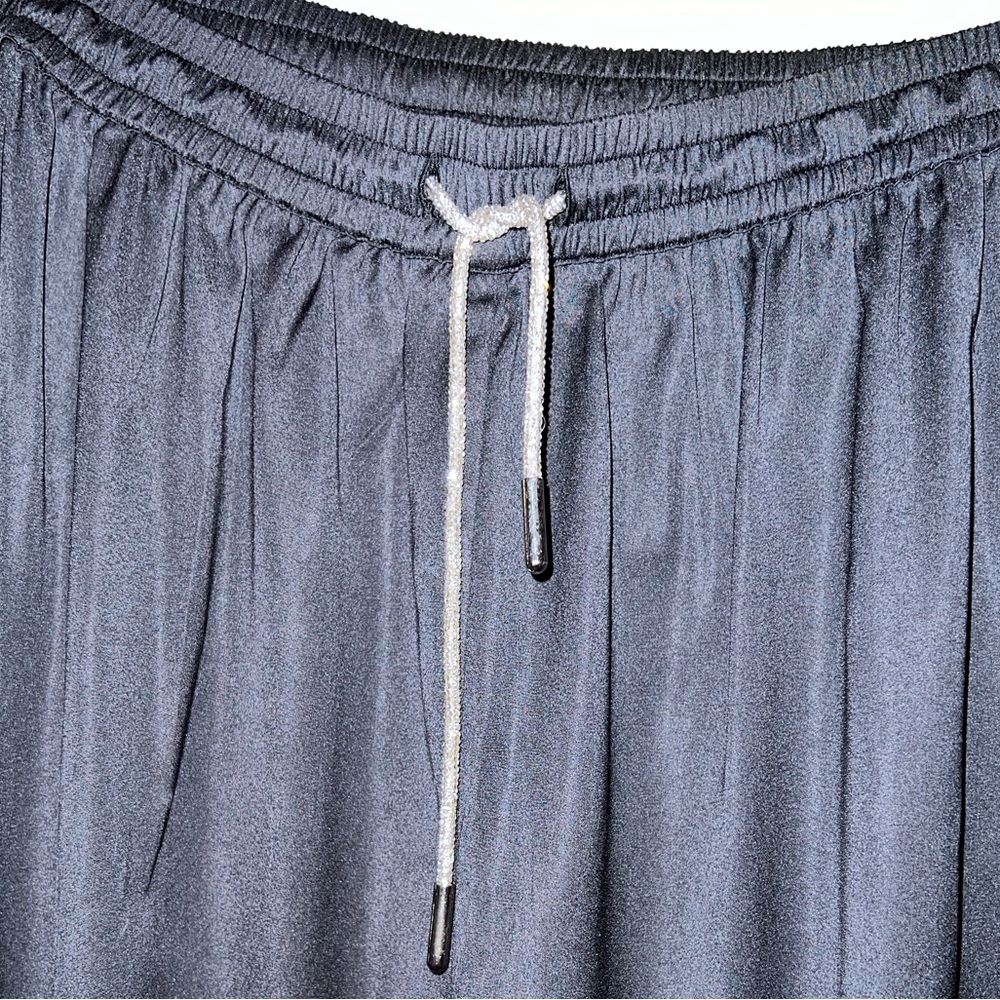 Solid And Striped Diamond Drawstring Satin Pant - image 5